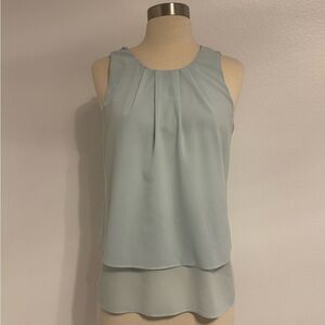 J. Crew Soft mint Layered Blouse